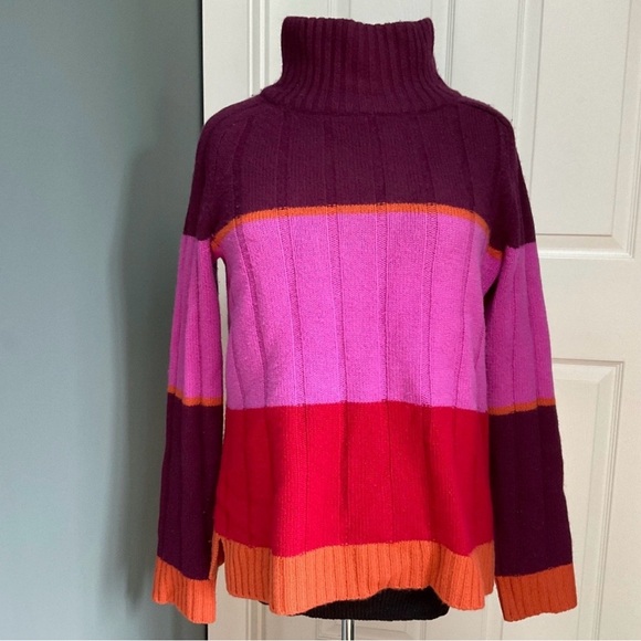 Sweaters - BLACK GOAT CASHMERE luxury mock neck sweater 💯% Mongolian cashmere (Size Small)